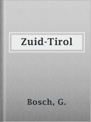 cover image of Zuid-Tirol